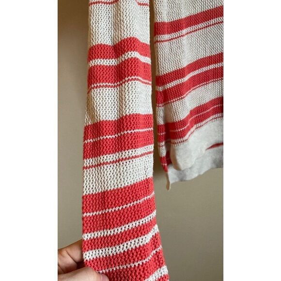 Sanctuary Orange Tan Open Knit Sweater Sz M - Picture 8 of 10